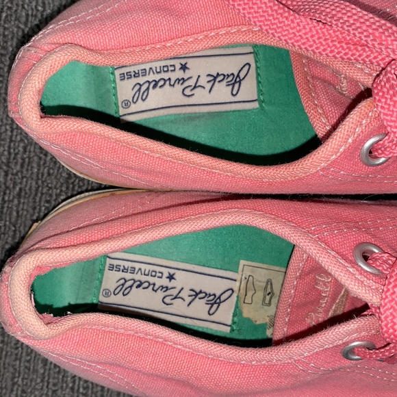Converse Jack Purcell Low Ox Sneakers Womens Size 6 Pink Canvas Low tops 5Q697 - Picture 9 of 13